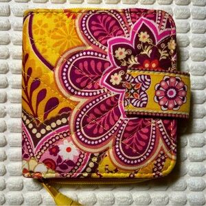 Vera Bradley Bali Gold Wallet
